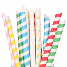 Environmental Disposable Paper straws for drinks